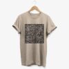 Minimalist Doodle Art T-shirt, Artsy Line Art Graphic Tee, Minimalist Artistic Abstract Gift