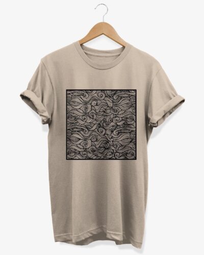 Minimalist Doodle Art T-shirt, Artsy Line Art Graphic Tee, Minimalist Artistic Abstract Gift