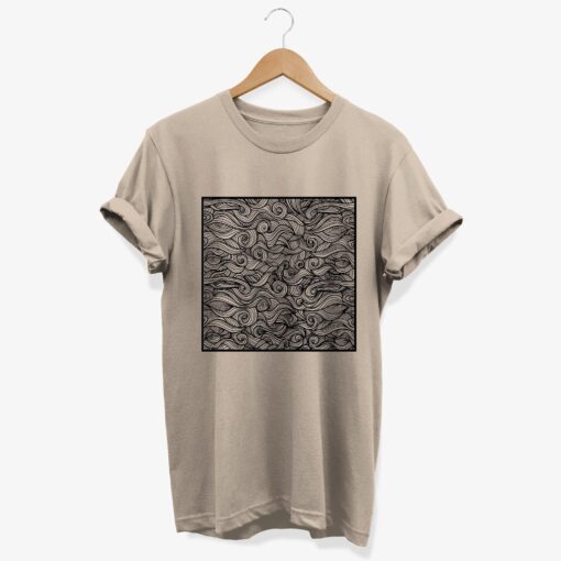 Minimalist Doodle Art T-shirt, Artsy Line Art Graphic Tee, Minimalist Artistic Abstract Gift