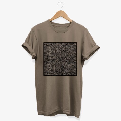 Minimalist Doodle Art T-shirt, Artsy Line Art Graphic Tee, Minimalist Artistic Abstract Gift - Image 9