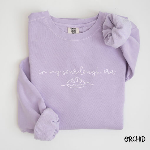In My Sourdough Era Comfort Colors Sweatshirt Sourdough Starter Bread Baker Sweater Women's Crewneck Gift - Image 9