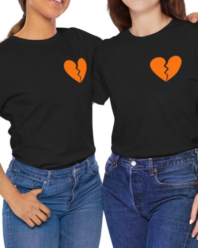 Broken Heart Tee, Shattered Love Tee, Heartbreak Club Shirt, Fractured Heart T-Shirt, Love Lost Tee