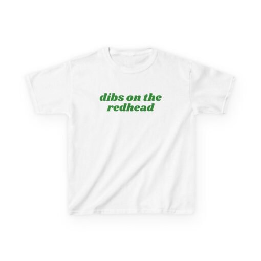 Dibs On The Redhead Baby Tee, Shirt Y2K, Lucky Shirt, Women T Shirt, Gifts For Her, Irish Baby Tee - Image 8
