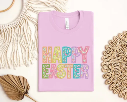 Happy Easter Sweatshirt, Womens Easter Shirt, Funny Easter Sweater, Easter Gift, Cute Easter Shirt - Image 3