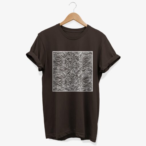 Minimalist Doodle Art T-shirt, Artsy Line Art Graphic Tee, Minimalist Artistic Abstract Gift - Image 2