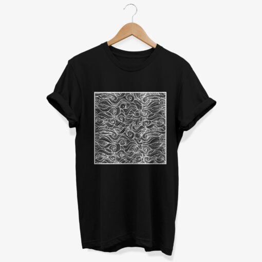 Minimalist Doodle Art T-shirt, Artsy Line Art Graphic Tee, Minimalist Artistic Abstract Gift - Image 8