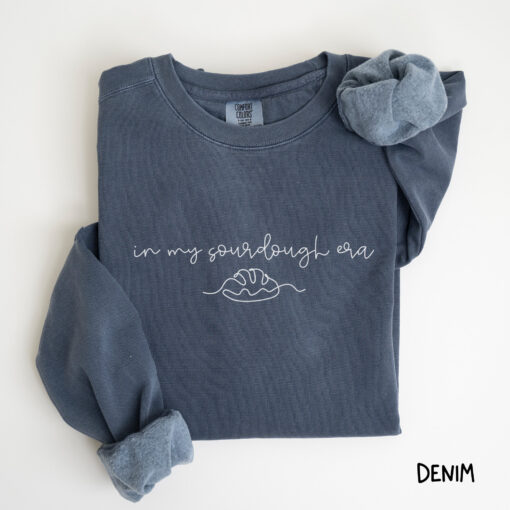 In My Sourdough Era Comfort Colors Sweatshirt Sourdough Starter Bread Baker Sweater Women's Crewneck Gift - Image 8