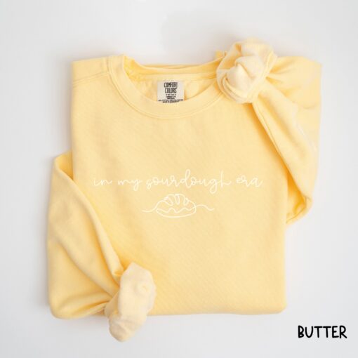 In My Sourdough Era Comfort Colors Sweatshirt Sourdough Starter Bread Baker Sweater Women's Crewneck Gift - Image 6