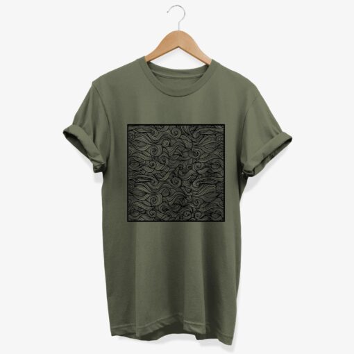 Minimalist Doodle Art T-shirt, Artsy Line Art Graphic Tee, Minimalist Artistic Abstract Gift - Image 6