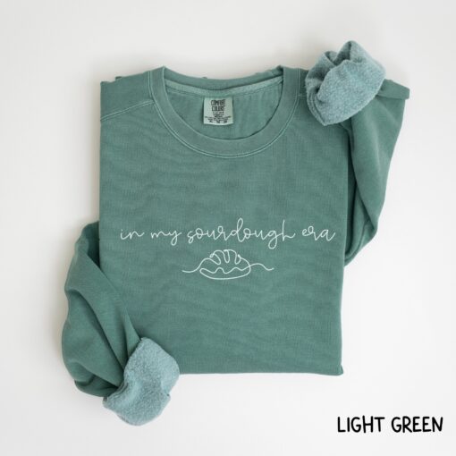 In My Sourdough Era Comfort Colors Sweatshirt Sourdough Starter Bread Baker Sweater Women's Crewneck Gift - Image 5