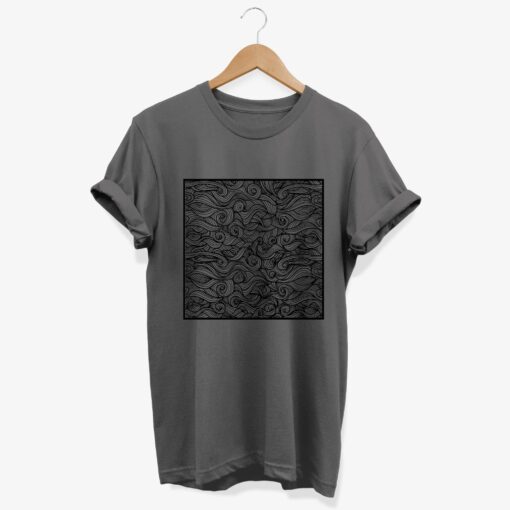 Minimalist Doodle Art T-shirt, Artsy Line Art Graphic Tee, Minimalist Artistic Abstract Gift - Image 5