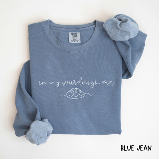 In My Sourdough Era Comfort Colors Sweatshirt Sourdough Starter Bread Baker Sweater Women's Crewneck Gift - Image 4