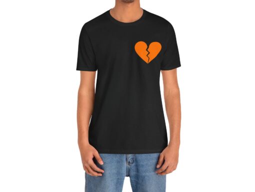 Broken Heart Tee, Shattered Love Tee, Heartbreak Club Shirt, Fractured Heart T-Shirt, Love Lost Tee - Image 3
