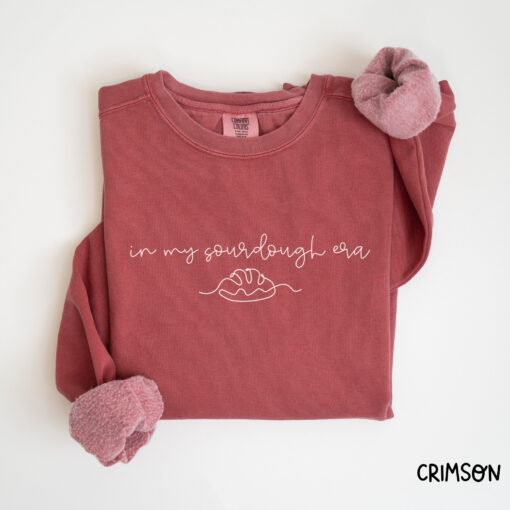 In My Sourdough Era Comfort Colors Sweatshirt Sourdough Starter Bread Baker Sweater Women's Crewneck Gift - Image 2