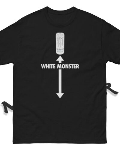 White Monster Double Arrow Shirt, Double White Monster Shirt, Gift For Him, Funny Tiktok Viral