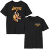 One Piece X Lakers Shirt, Luffy Lakers Shirt, One Piece Basketball Tee, Luffy Shirt