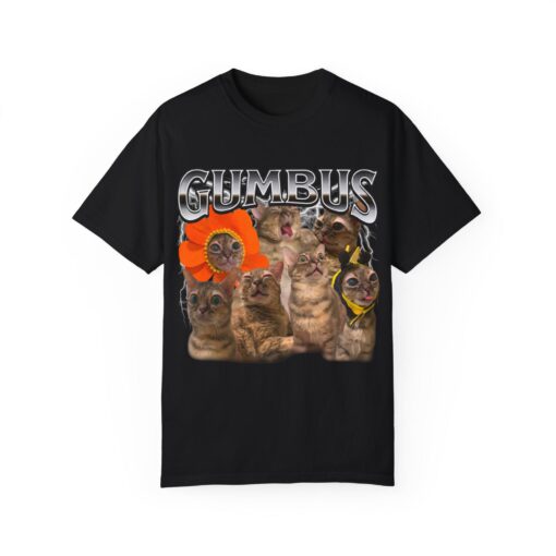 Funny Cat T-Shirt, GUMBUS Graphic Tee, Gift for Cat Lovers, Cute Animal Shirt, Perfect for Pets & Parties - Image 8