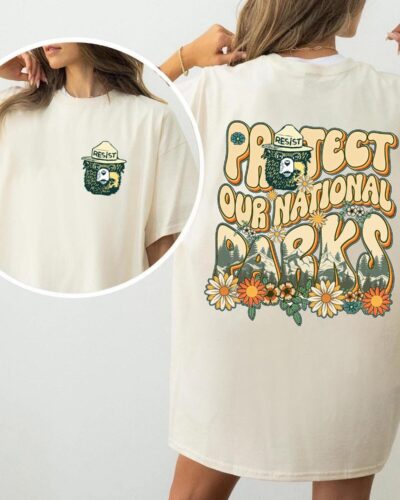 Protect our National Parks 2 Sides Shirt, Subtle Shirt, Yosemite Joshua Park