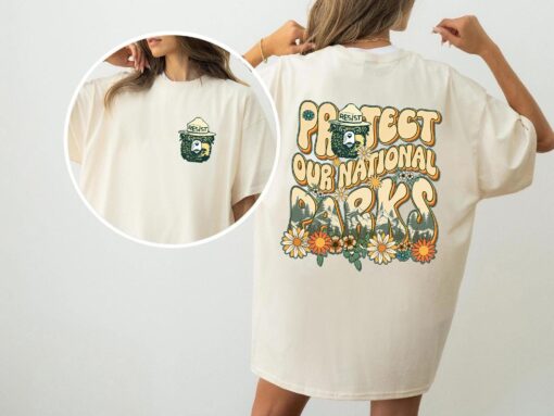 Protect our National Parks 2 Sides Shirt, Subtle Shirt, Yosemite Joshua Park