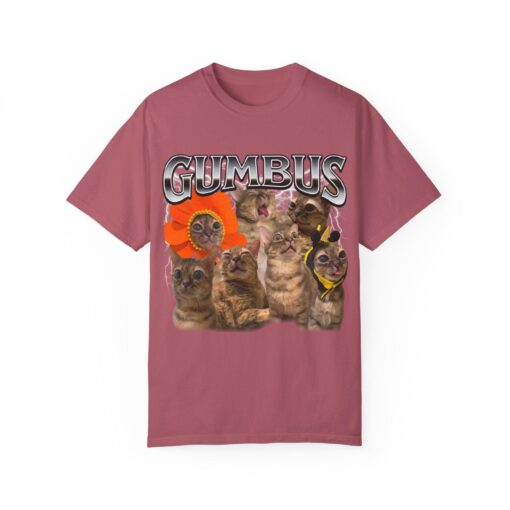 Funny Cat T-Shirt, GUMBUS Graphic Tee, Gift for Cat Lovers, Cute Animal Shirt, Perfect for Pets & Parties - Image 2