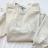 Personalized Mama Sweatshirt with Kid Names on Sleeve, Mothers Day Gift, Birthday Gift for Mom