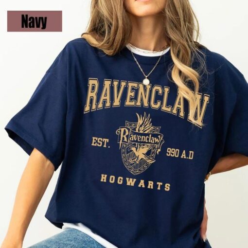 Vintage Wizard House Shirts, Hogwarts House Shirt, HP Wizard School Shirt, Universal Studios Shirt - Image 5