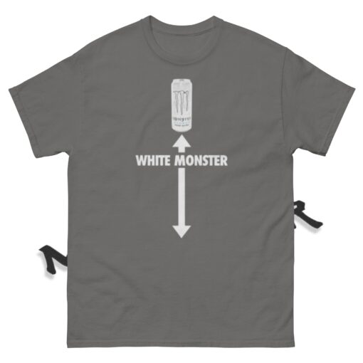 White Monster Double Arrow Shirt, Double White Monster Shirt, Gift For Him, Funny Tiktok Viral - Image 5