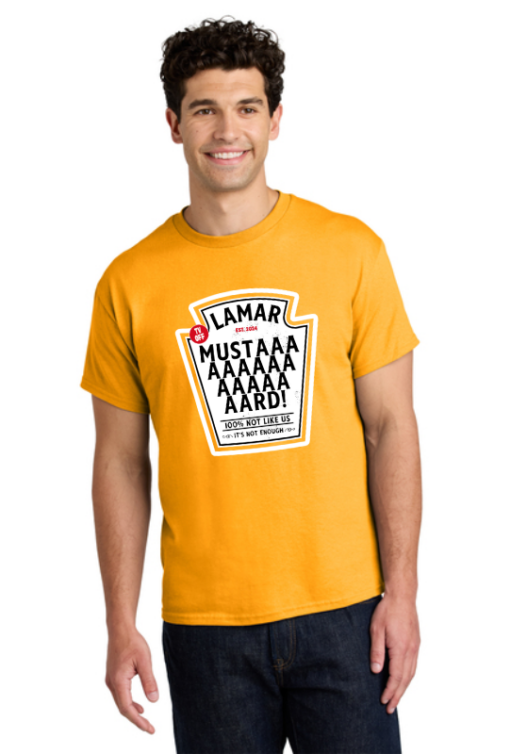 Kendrick Lamar MUSTARD Shirt, Hip Hop Merch, West Coast Streetwear, Gifts for Lamar Fans - Image 3