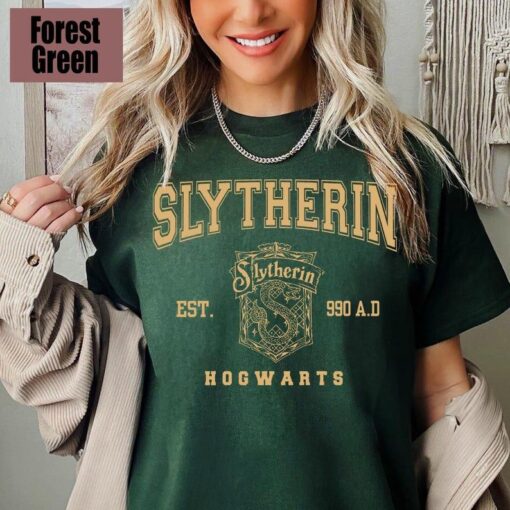 Vintage Wizard House Shirts, Hogwarts House Shirt, HP Wizard School Shirt, Universal Studios Shirt - Image 4