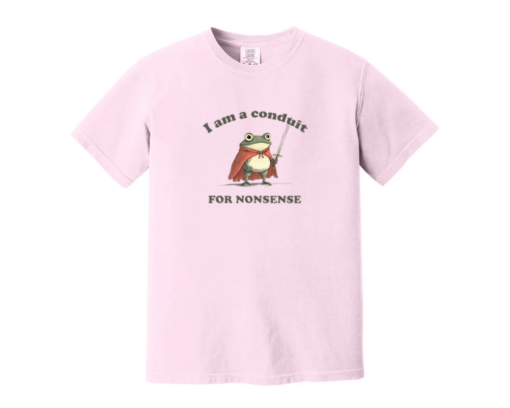 I Am a Conduit for Nonsense T-shirt, Comfort Colors Funny Weirdcore Sayings Unique Tshirt - Image 5