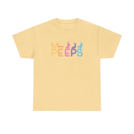 Unisex Heavy Cotton Tee - PEEPS Adventure of Woody and Hazel - Image 4