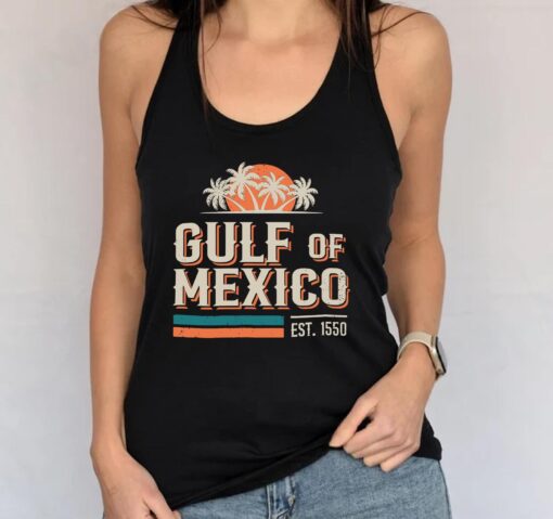 Gulf of Mexico Tank Top, Mexico 1550 Retro Vintage Top, Vacation Mexico Top