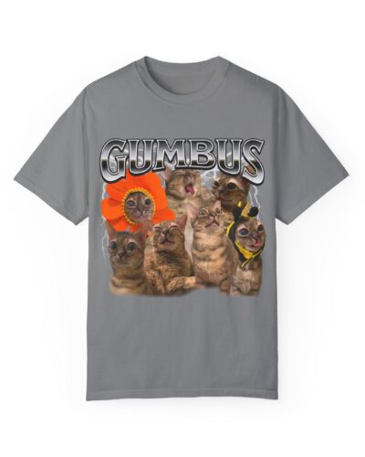 Funny Cat T-Shirt, GUMBUS Graphic Tee, Gift for Cat Lovers, Cute Animal Shirt, Perfect for Pets & Parties