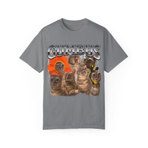 Funny Cat T-Shirt, GUMBUS Graphic Tee, Gift for Cat Lovers, Cute Animal Shirt, Perfect for Pets & Parties