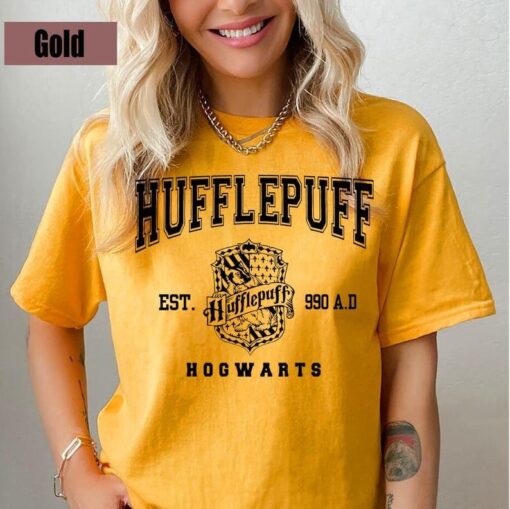 Vintage Wizard House Shirts, Hogwarts House Shirt, HP Wizard School Shirt, Universal Studios Shirt - Image 2
