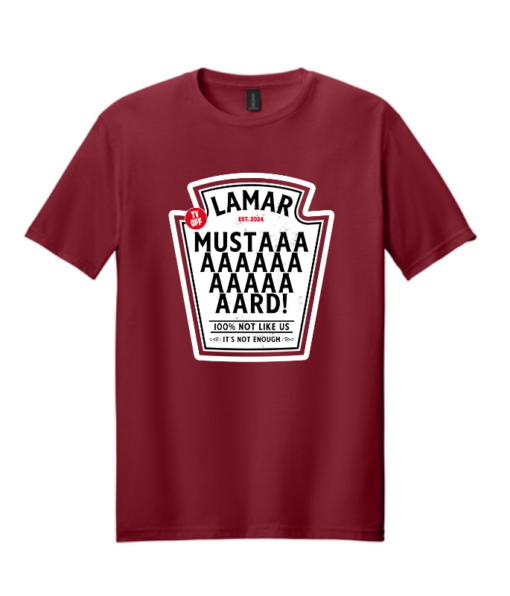 Kendrick Lamar MUSTARD Shirt, Hip Hop Merch, West Coast Streetwear, Gifts for Lamar Fans - Image 2