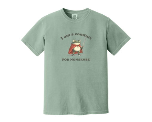 I Am a Conduit for Nonsense T-shirt, Comfort Colors Funny Weirdcore Sayings Unique Tshirt - Image 4