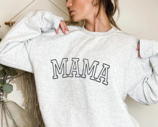 Personalized Mama Sweatshirt with Kid Names on Sleeve, Mothers Day Gift, Birthday Gift for Mom - Image 7
