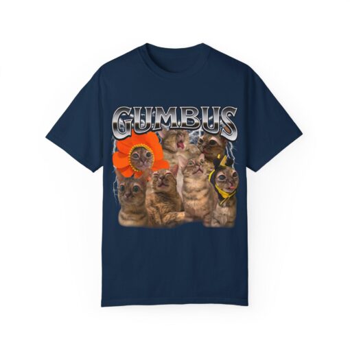 Funny Cat T-Shirt, GUMBUS Graphic Tee, Gift for Cat Lovers, Cute Animal Shirt, Perfect for Pets & Parties - Image 4