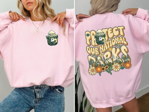 Protect our National Parks 2 Sides Shirt, Subtle Shirt, Yosemite Joshua Park - Image 2