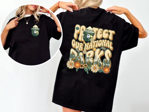 Protect our National Parks 2 Sides Shirt, Subtle Shirt, Yosemite Joshua Park - Image 3