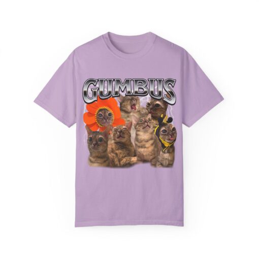 Funny Cat T-Shirt, GUMBUS Graphic Tee, Gift for Cat Lovers, Cute Animal Shirt, Perfect for Pets & Parties - Image 3